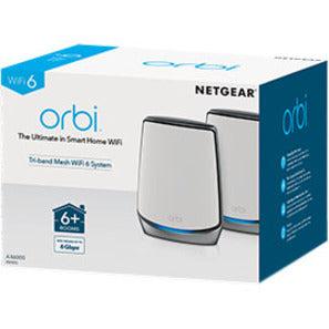 Netgear Rbk852 Dual-Band (2.4 Ghz / 5 Ghz) Wi-Fi 6 (802.11Ax) Black, Grey 4 Internal