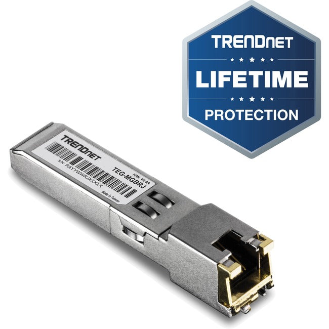 Netpatibles 1000BASE-T RJ-45 Copper SFP Module TEG-MGBRJ-NP