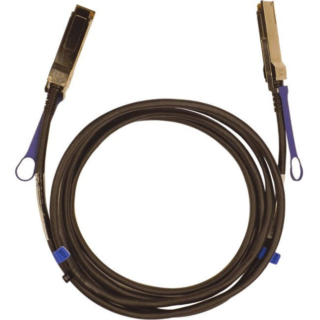 Eth Cable Short Netpatibles Passive Copper Cable, ETH 40GbE, 40Gb/s, QSFP, 1m, Black P