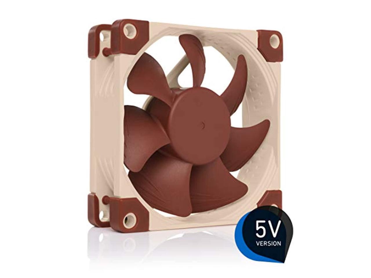 Noctua Nf-A8 5V, Premium Quiet Fan With Usb Power Adaptor Cable, 3-Pin, 5V Version (80Mm, Brown)