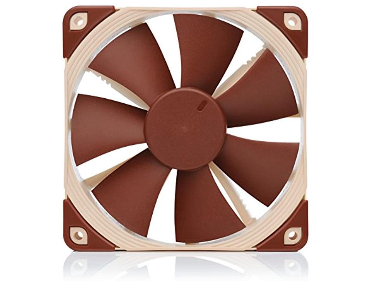 Noctua Nf-F12 5V Pwm, Premium Quiet Fan With Usb Power Adaptor Cable, 4-Pin, 5V Version (120Mm, Brown)