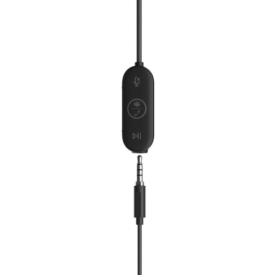Noise-Canceling Mic Earbuds - Zone Wired Professional Audio | Logitech 981-001008