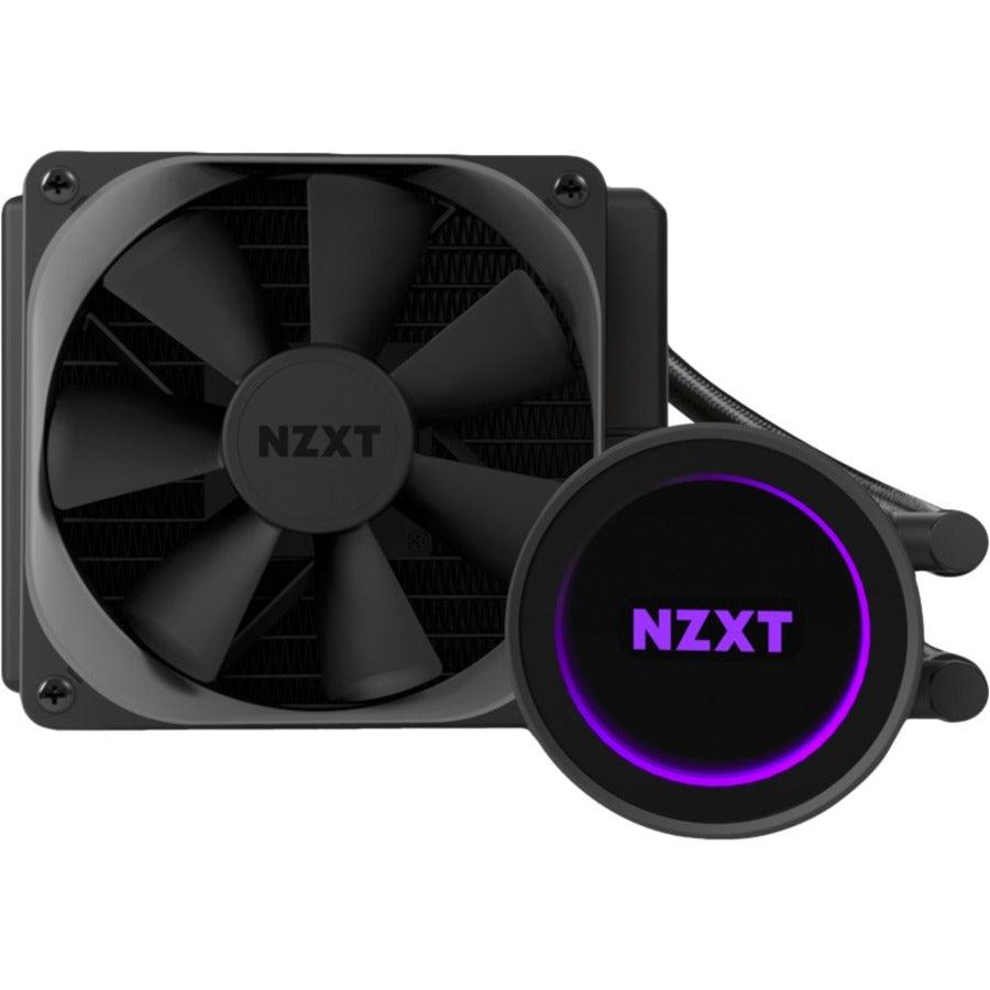 Nzxt Kraken M22 120Mm - All-In-One Rgb Cpu Liquid Cooler - Cam-Powered - Infinity Mirror Design -