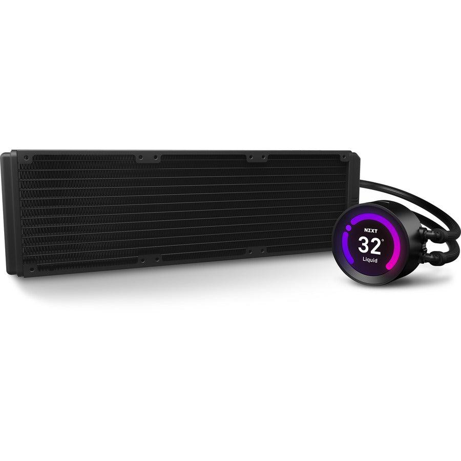 Nzxt Kraken Z Series Z73 360Mm - Rl-Krz73-01 - Aio Rgb Cpu Liquid Cooler - Customizable Lcd