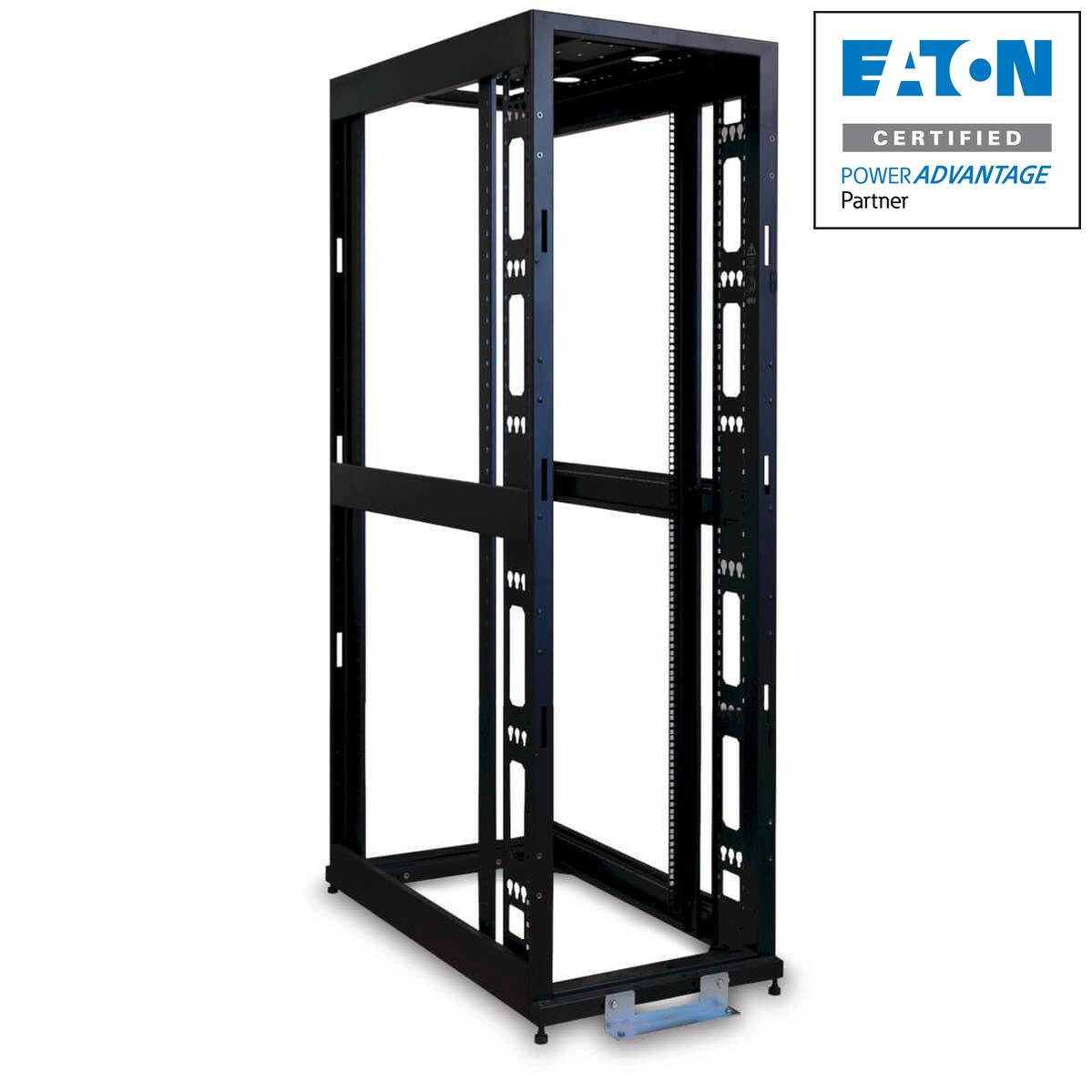 Open Frame Rack 42U - Premium 4-Post Standard-Depth Server Rack (No Doors) | Tripp Lite by Eaton SR42UBEXPND