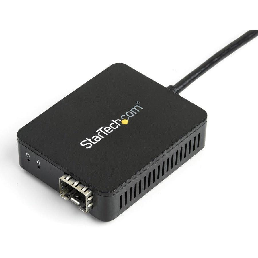 Open SFP Adapter USB 3.0 to Fiber Optic - StarTech US1GA30SFP Gigabit TAA Compliant | Tecisoft