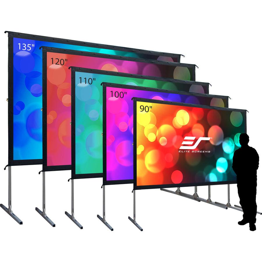 Outdoor Projection Screen 120" Folding-Frame - WraithVeil Rear Projection | Tecisoft OMS120HR3