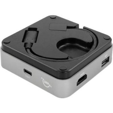 Owc Usb-C Travel Dock Wired Usb 3.2 Gen 1 (3.1 Gen 1) Type-C Grey