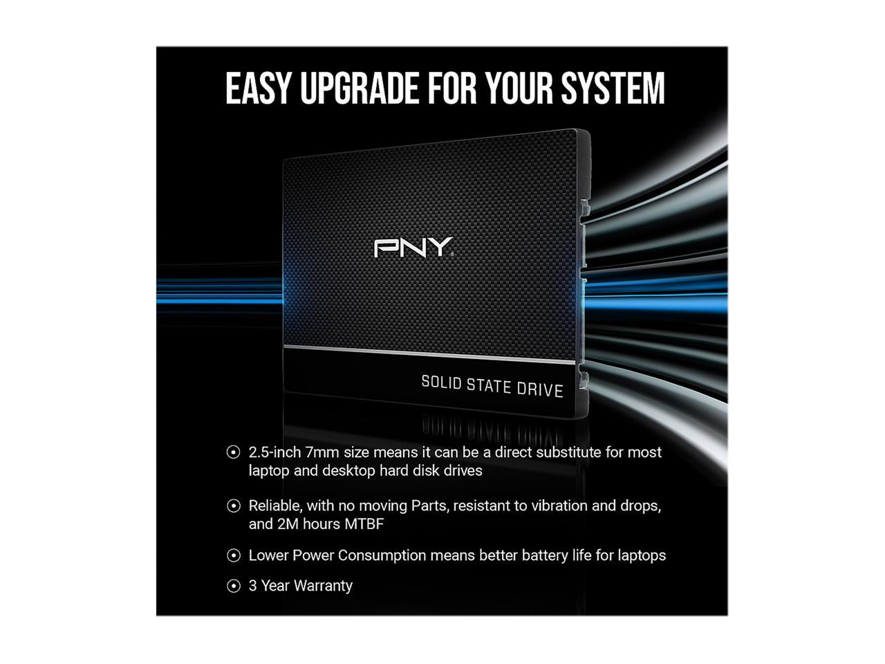 Pny Cs900 960Gb 2.5" Sata Iii Internal Solid State Drive (Ssd) - Ssd7Cs900-960-Rb