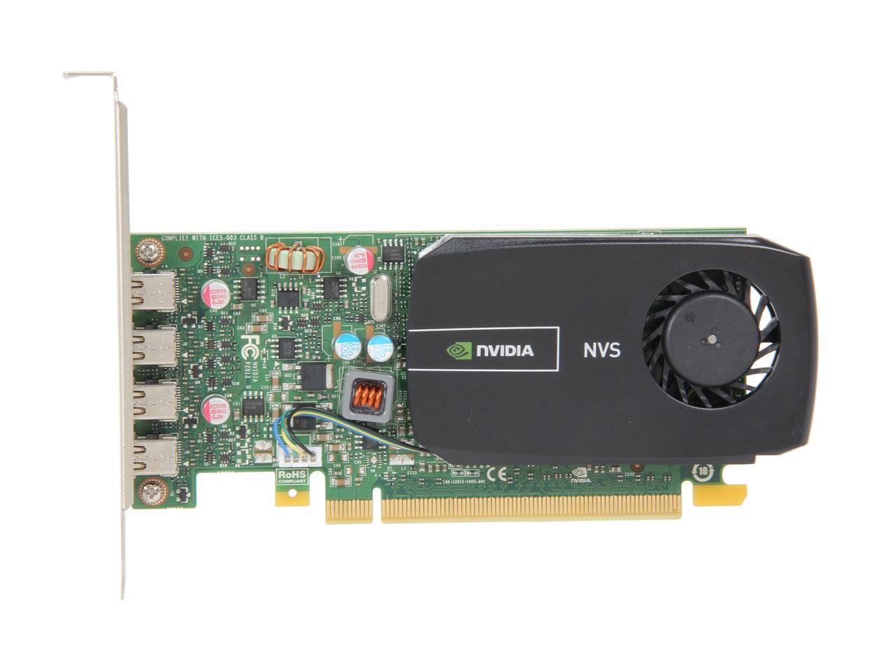 Pny Nvs 510 Vcnvs510Dp-Pb 2Gb 128-Bit Ddr3 Pci Express 2.0 X16 Low Profile Workstation Video Card