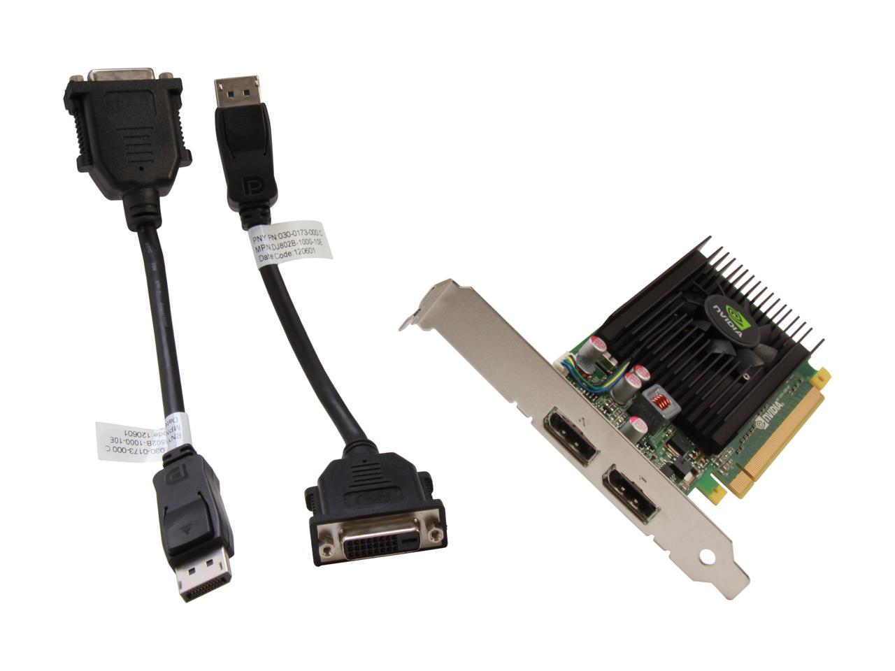 Pny Nvs Quadro Nvs 310 Vcnvs310Dvi-Pb 512Mb 64-Bit Ddr3 Pci Express 2.0 X16 Workstation Video Card