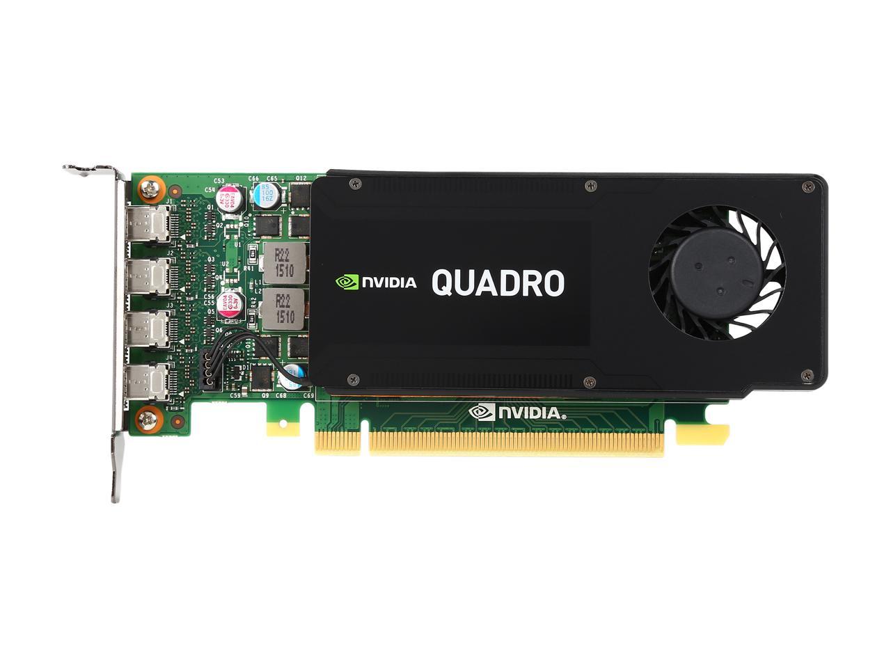 Pny Quadro K1200 Vcqk1200Dp-Pb 4Gb 128-Bit Gddr5 Pci Express 2.0 Atx Or Sff Workstation Video Card For Displayport