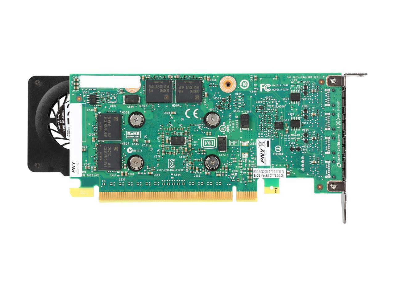 Pny Quadro K1200 Vcqk1200Dvi-Pb 4Gb 128-Bit Gddr5 Pci Express 2.0 Atx Or Sff Workstation Video Card For Dvi