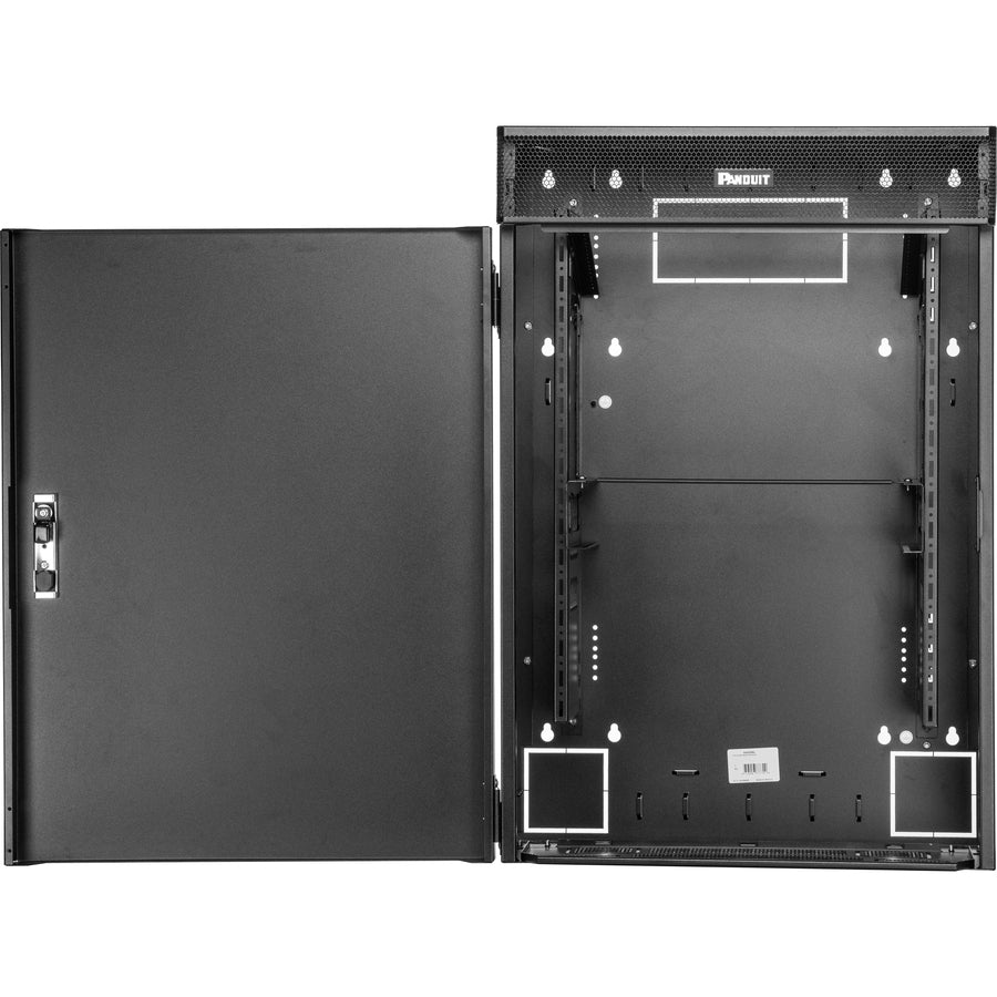 PanZone TrueEdge Vertical Wall Mount Enclosure, 6RU, Black WME6BL