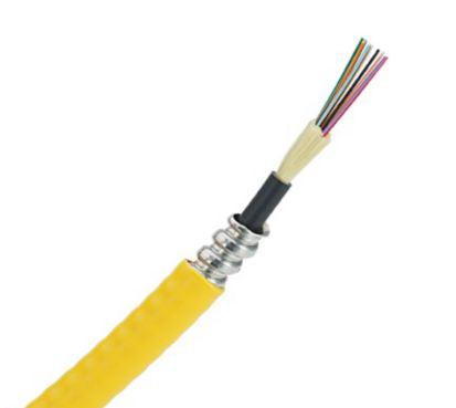 Panduit 4Fiber Os2 Singlemode Riser1 Fibre Optic Cable Ofnr Yellow