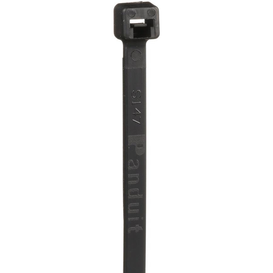 Panduit , 5.6"L (142Mm), Miniature, Weather Resistant, Black, 1000Pc Cable Tie Nylon