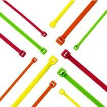Panduit , 8.0"L (203Mm), Intermediate, Nylon, Fluorescent Yellow, 1000Pc Cable Tie