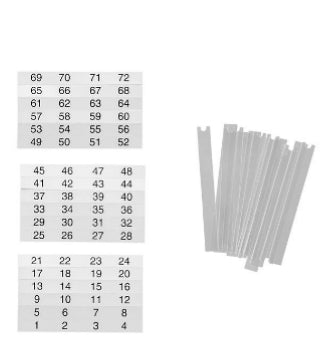 Panduit C72Pplk Cable Marker White Paper 74.1 Mm 10 Pc(S)