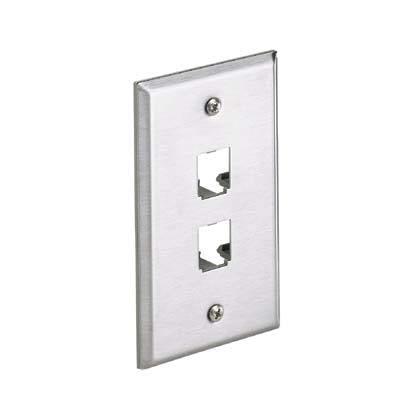 Panduit Cfp2Sy Wall Plate/Switch Cover Stainless Steel