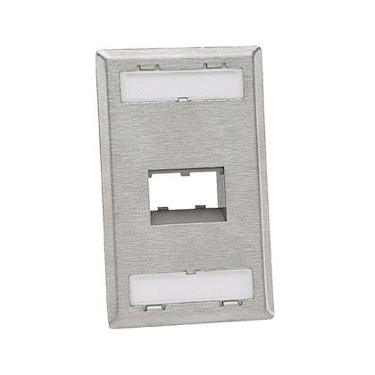 Panduit Cfpsl2S Wall Plate/Switch Cover Stainless Steel