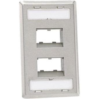 Panduit Cfpsl4S Wall Plate/Switch Cover Stainless Steel