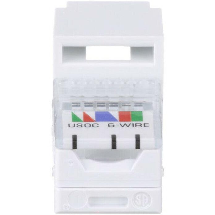 Panduit Cj66Uwhy Socket-Outlet White