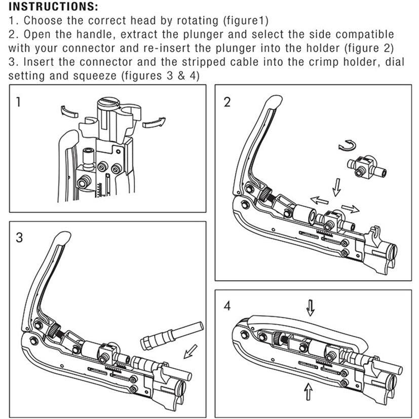 Panduit Ct-200 Cable Crimper Crimping Tool Black, Green