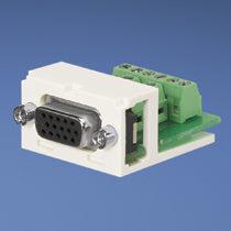 Panduit D-Sub Connector 15Pin Db White 15 Pin Hd