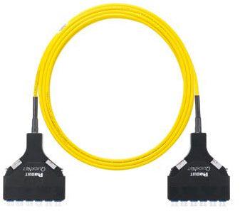 Panduit F9Tspxnxnsnf100 Fibre Optic Cable 30.48 M 12X Lc Ofnp Os1/Os2 Yellow