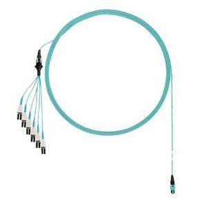 Panduit Fxtrl8Nqsonm007 Fibre Optic Cable 7 M Panmpo 12X Lc Om3 Aqua Colour