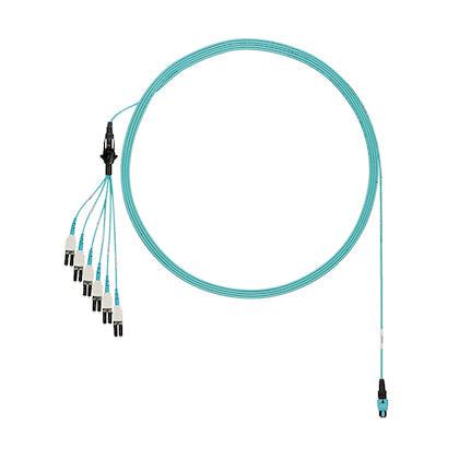 Panduit Fxtrp8Nufsnf084 Fibre Optic Cable 25.6 M Panmpo Lc Ofnp Om3 Aqua Colour