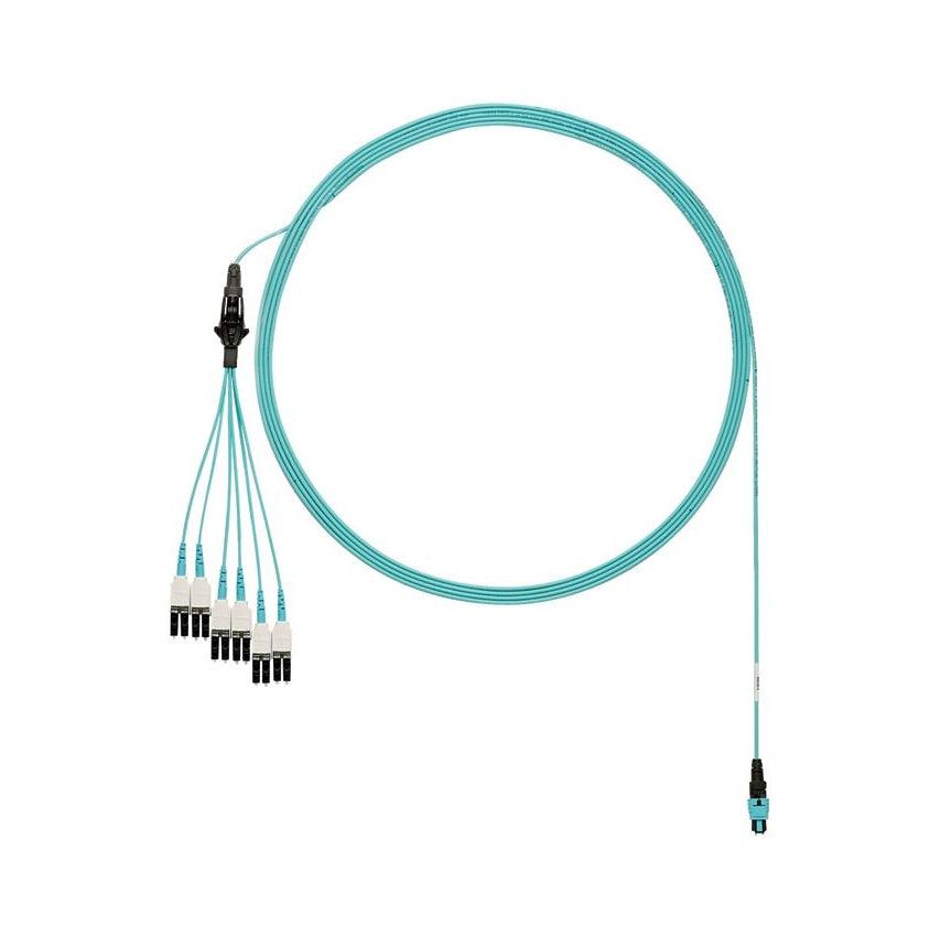 Panduit Fxtrp8Nuhsnf048 Fibre Optic Cable 14.6 M Panmpo Lc Ofnp Om3 Aqua Colour