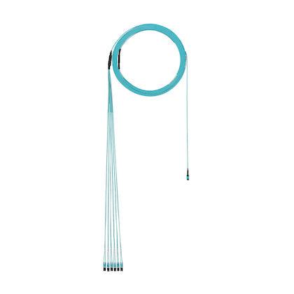 Panduit Fxtyp5El2Saf300 Fibre Optic Cable 91.4 M Mpo Lc Ofnp Om3 Aqua Colour