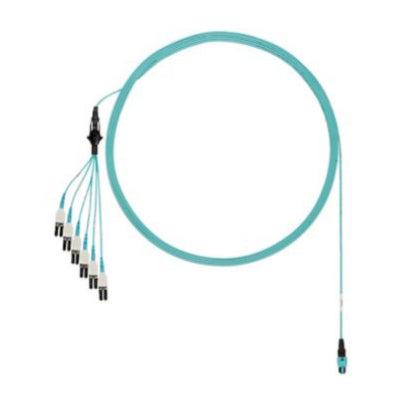 Panduit Fztrl8Nufsnm004 Fibre Optic Cable 4 M Panmpo Lc Om4 Aqua Colour