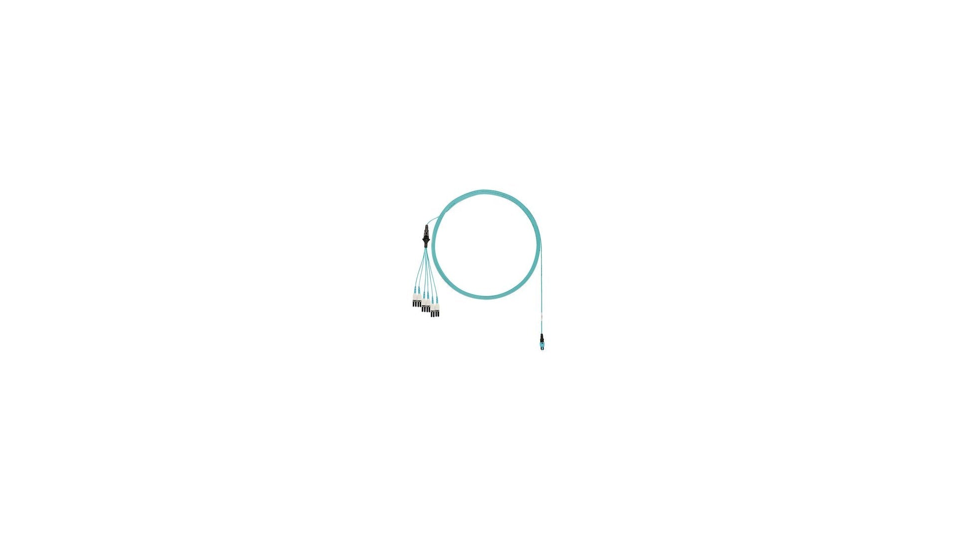 Panduit Fztrl8Nuhsnm002 Fibre Optic Cable 2 M Panmpo Lc Om4 Aqua Colour