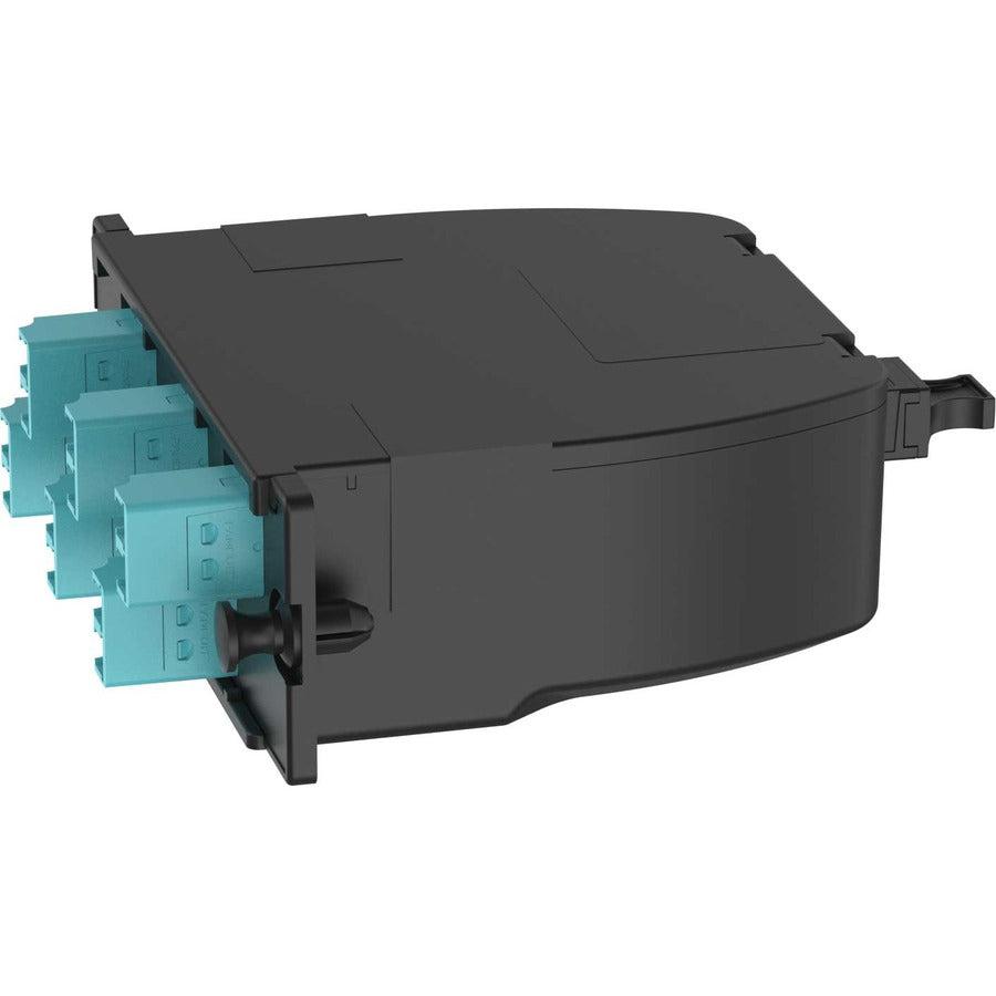 Panduit Fc2Zo-12-10U Fibre Optic Adapter Lc/Mpo 1 Pc(S) Aqua Colour, Black
