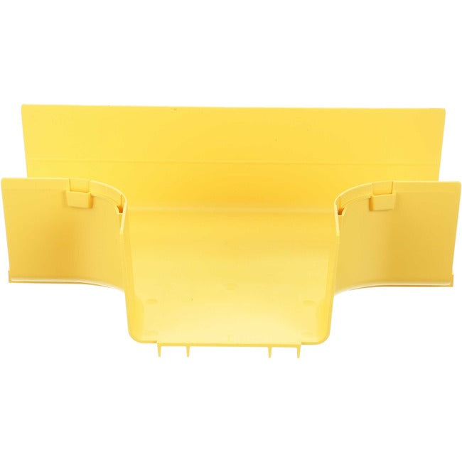 Panduit FiberRunner&reg; Horizontal Tee, 6x4, Yellow FRT6X4LYL