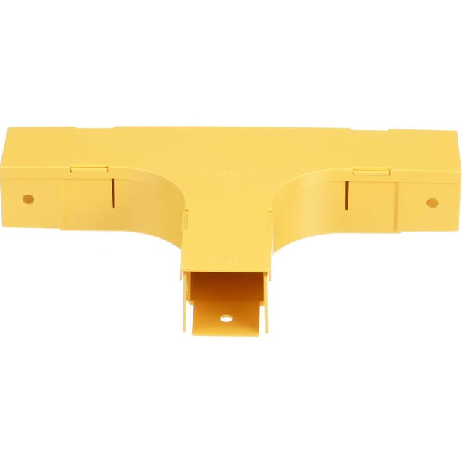 Panduit Fiberrunner&Reg; Horizontal Tee, 90&Deg;, 2X2, Yellow