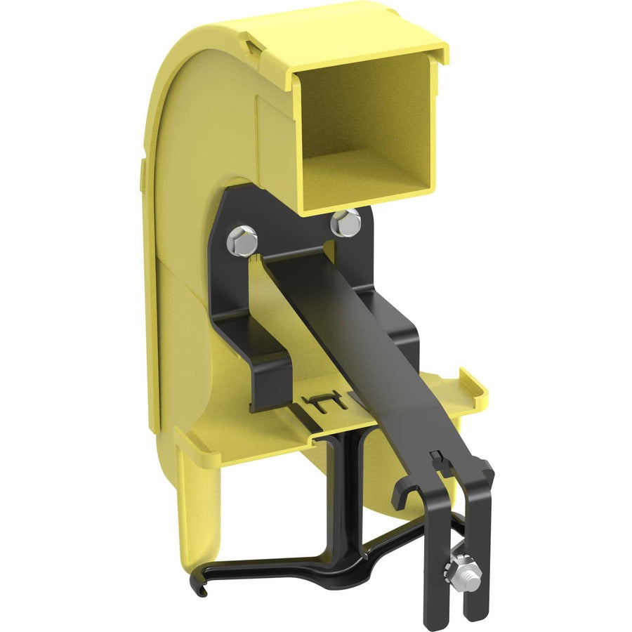 Panduit FiberRunner&reg; Spill-Over Junction, 2x2, Yellow FRSPJ2X2LYL