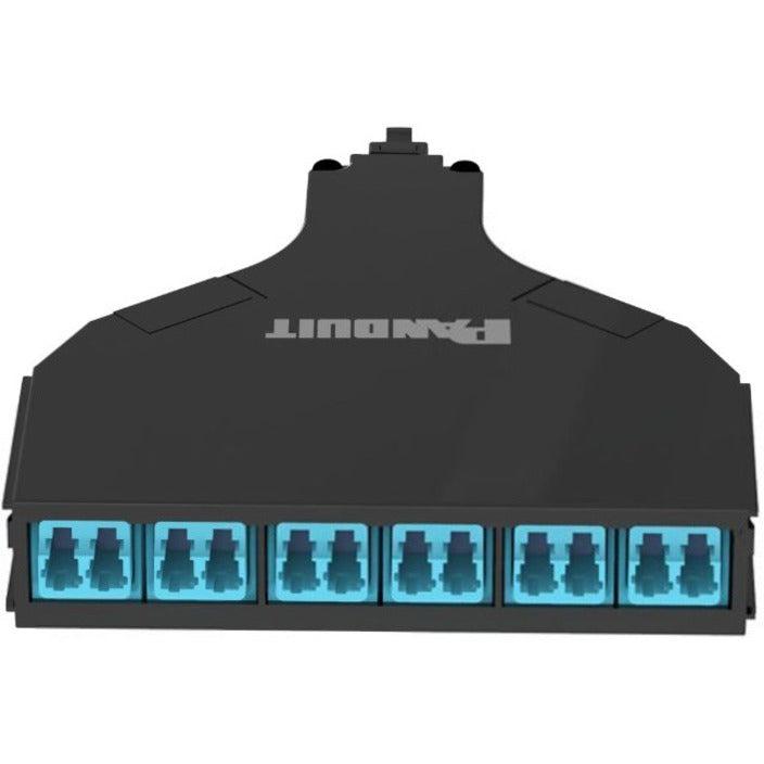 Panduit Fqzn-12-10Af Fibre Optic Adapter Lc 1 Pc(S) Black, Cyan