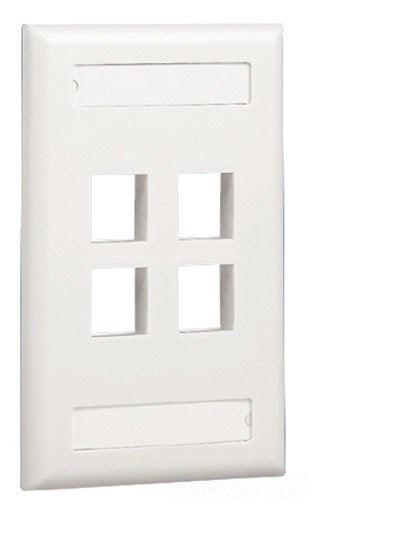 Panduit Nk4Fnbl Wall Plate/Switch Cover White