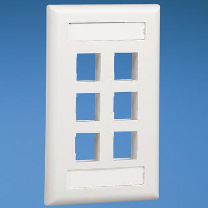 Panduit Nk6Fbl Wall Plate/Switch Cover White