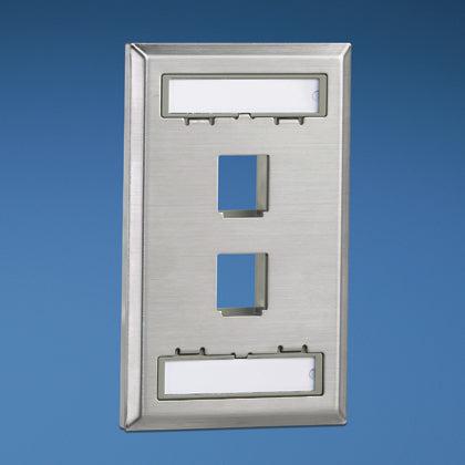 Panduit Nkf2S Wall Plate/Switch Cover Stainless Steel