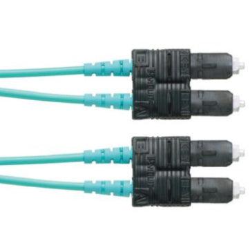 Panduit Om3, Sc/Sc, 7 M Fibre Optic Cable Ofnr Aqua Colour