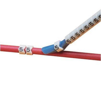 Panduit Pca07-7 Cable Marker Black, White 300 Pc(S)