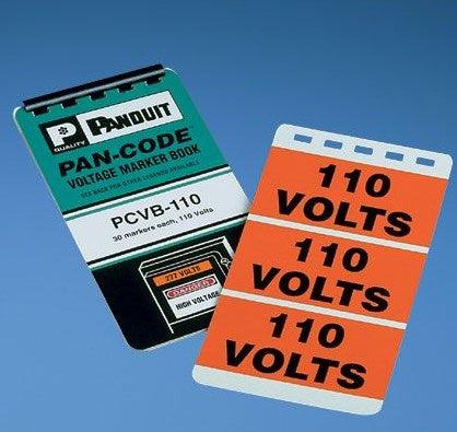 Panduit Pcvb-220Y Self-Adhesive Label Rectangle Black, Orange 3 Pc(S)