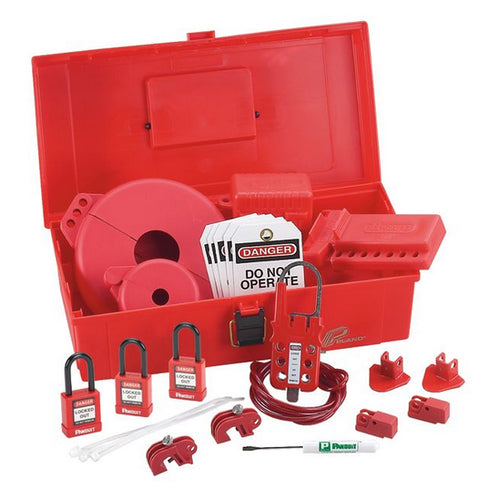 Panduit Psl-Kt-Mroa Lockout Hasp/Padlock Red