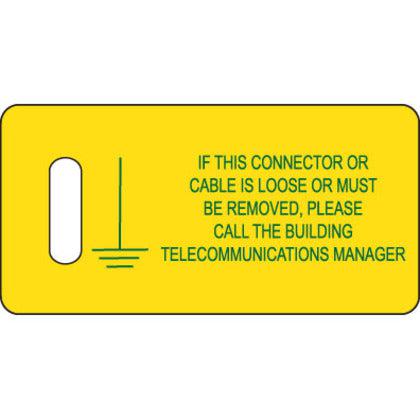 Panduit Pt-Bgnd Grounding Hardware Polyethylene Green, Yellow