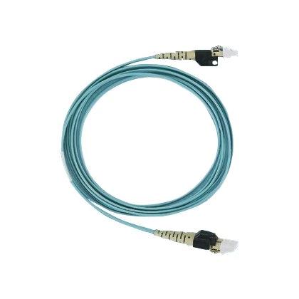 Panduit Pvfzl10-10M2Y Fibre Optic Cable 2 M Lc Om4 Aqua Colour