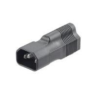 Panduit Pvq-C14Adptr-S Power Plug Adapter C14 Nema 5-15R Black